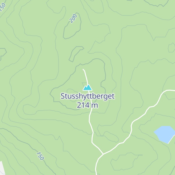 Map of Stusshyttberget