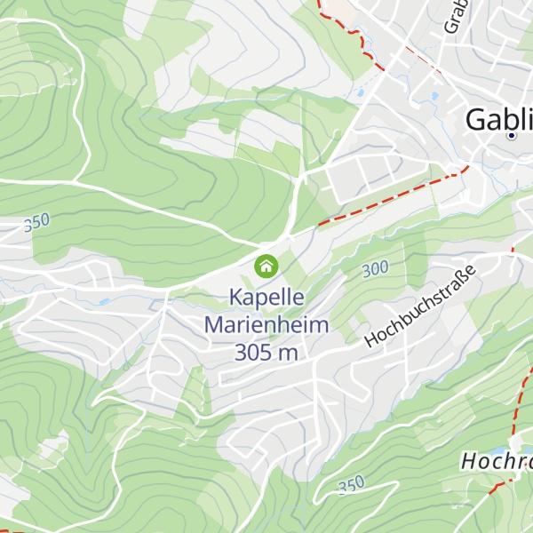 Map of Kapelle Marienheim