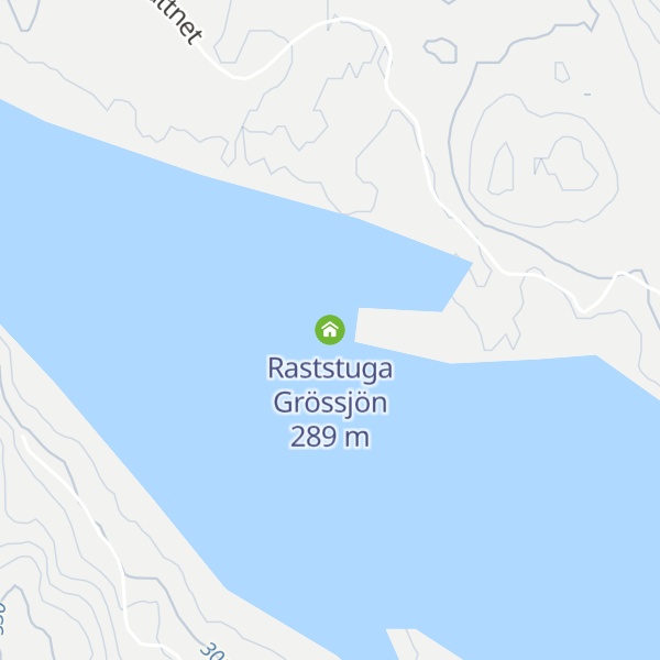 Map of Raststuga Grössjön