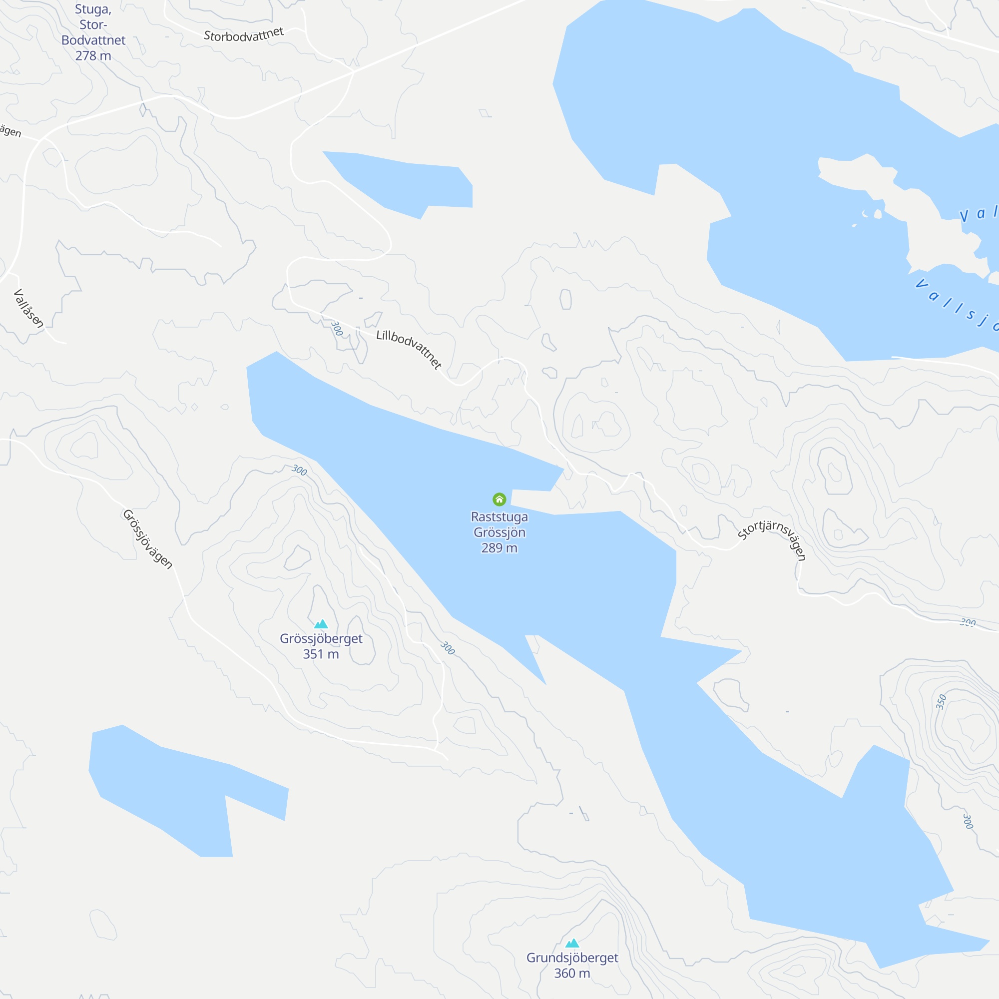 Raststuga Grössjön map