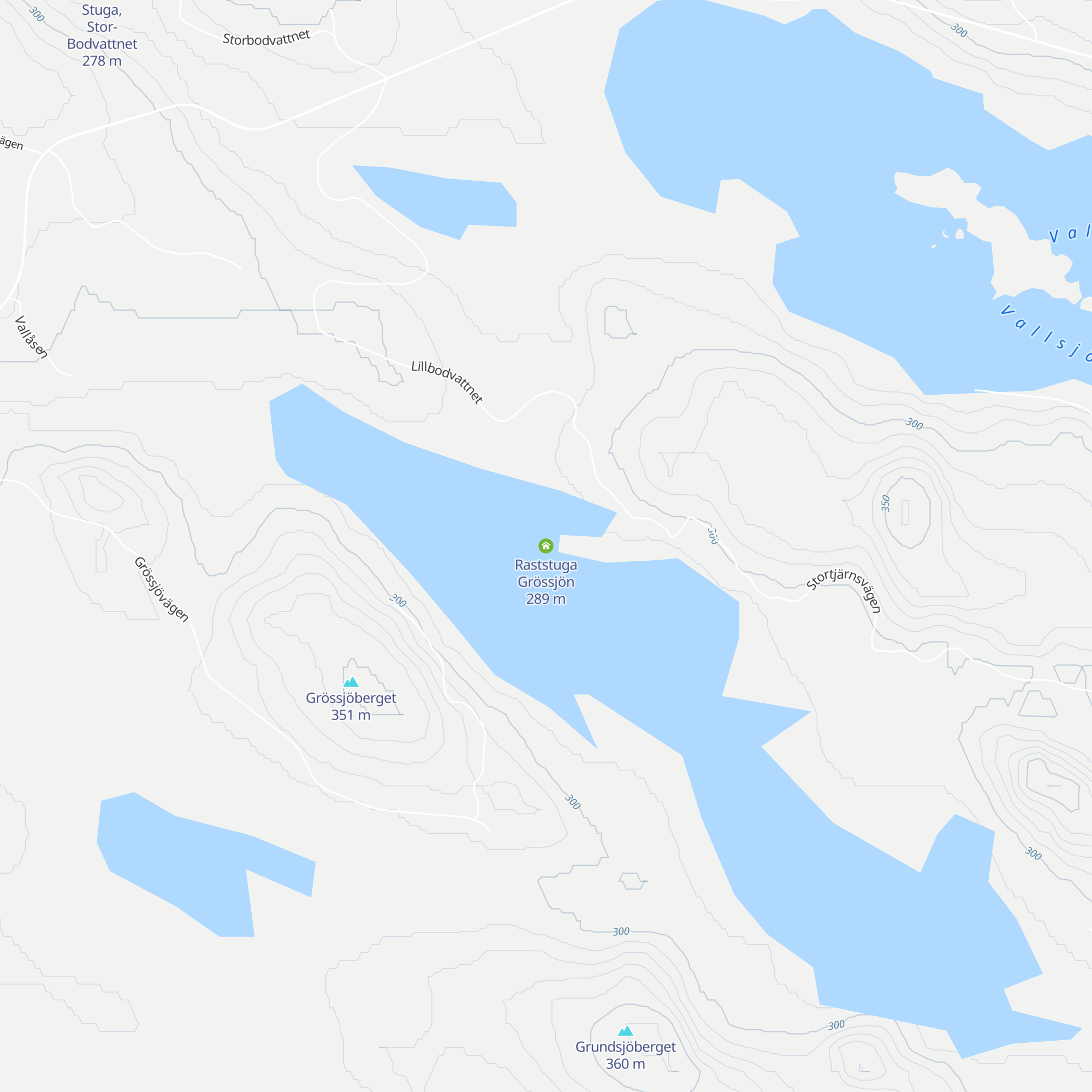 Raststuga Grössjön map