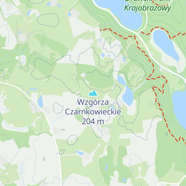 Map of Wzgórza Czarnkowieckie