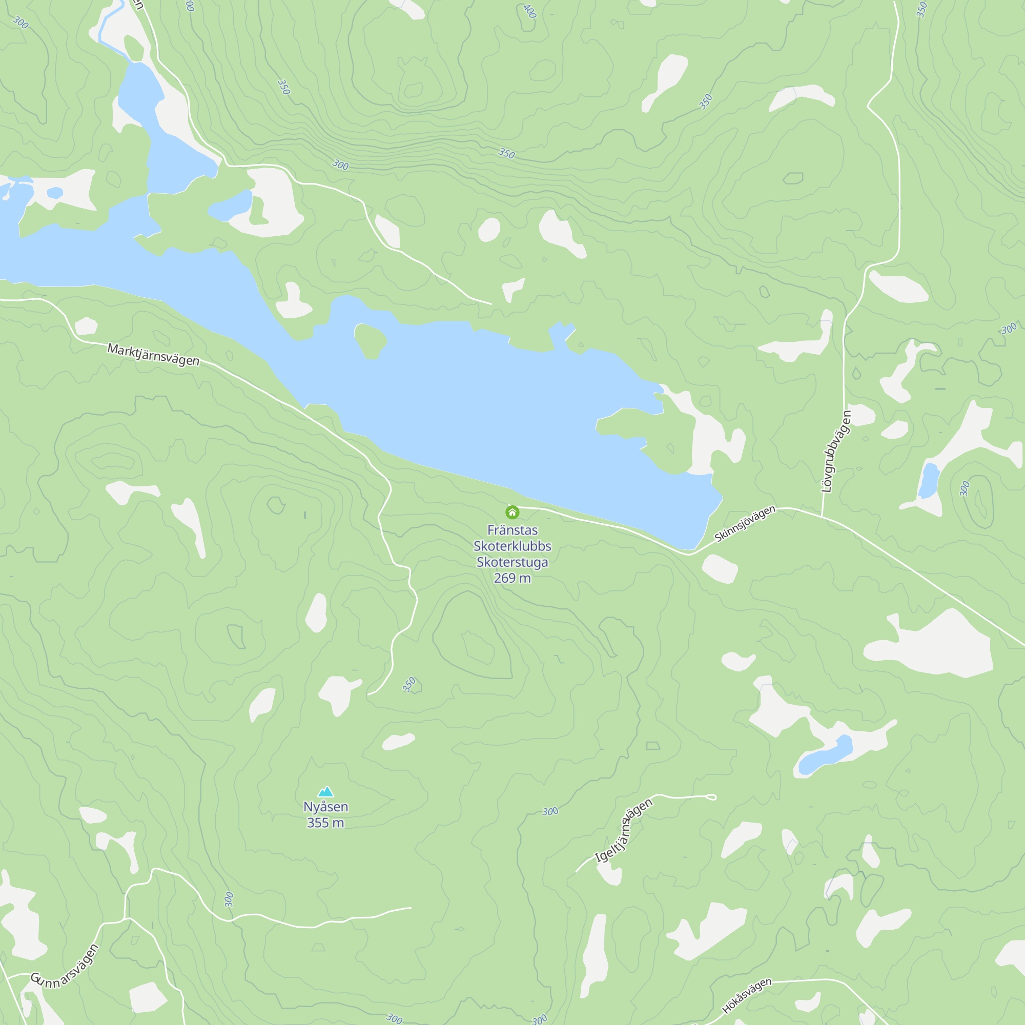 Fränstas Skoterklubbs Skoterstuga map