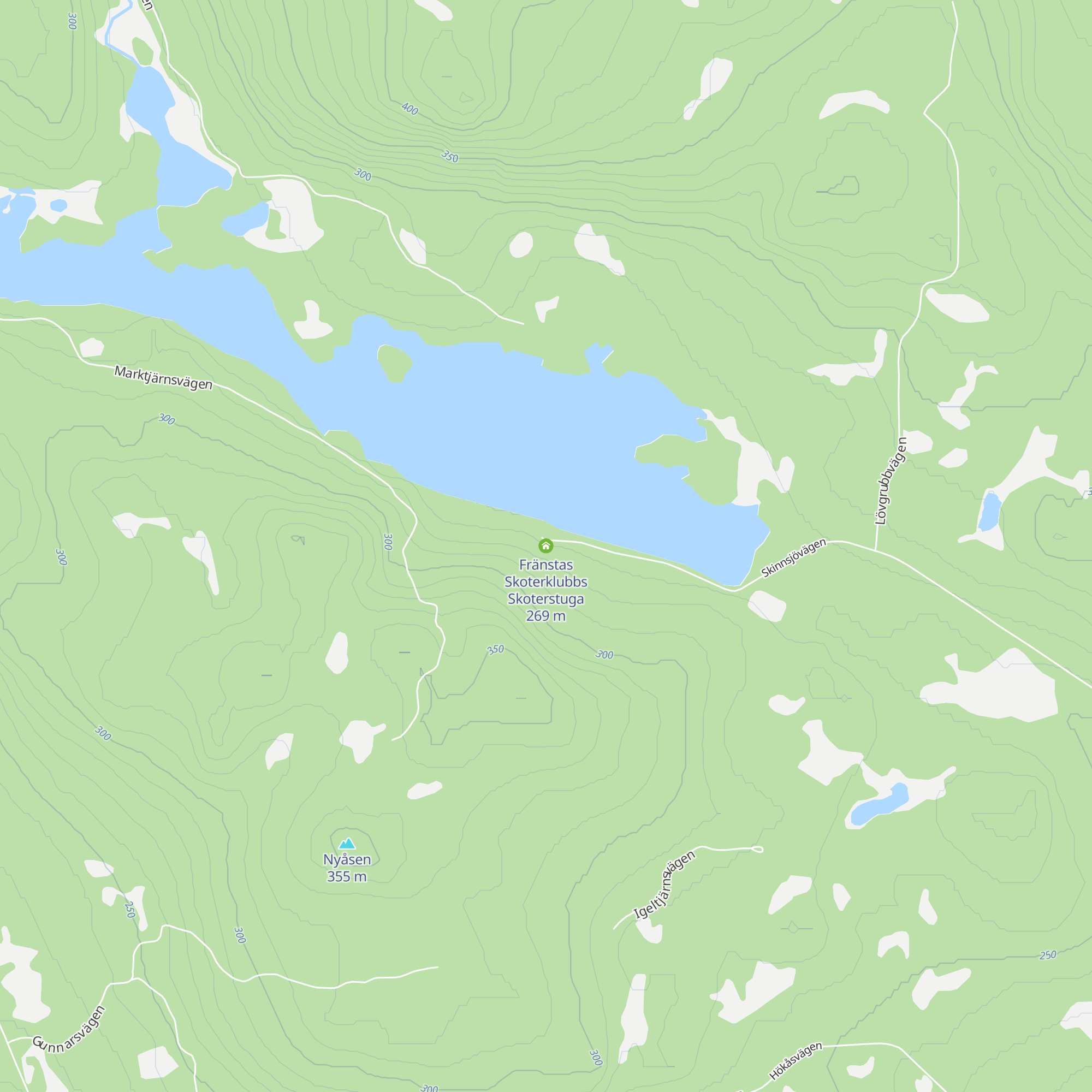 Fränstas Skoterklubbs Skoterstuga map