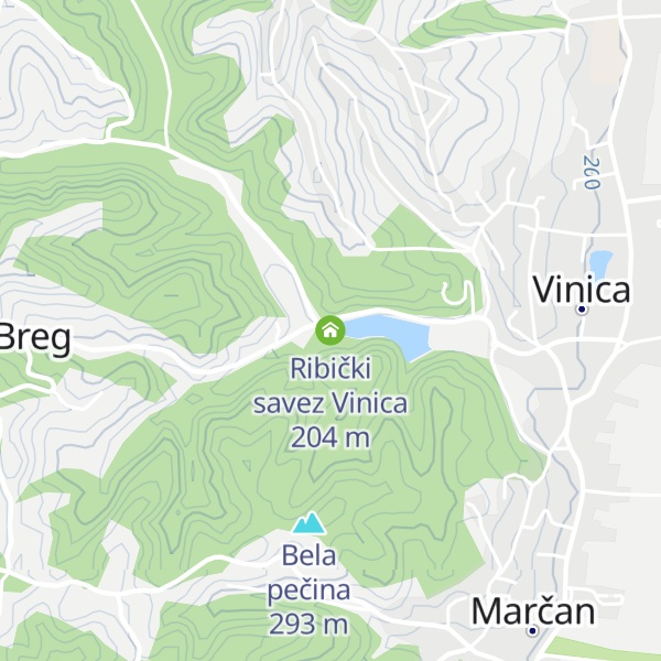 Map of Ribički savez Vinica