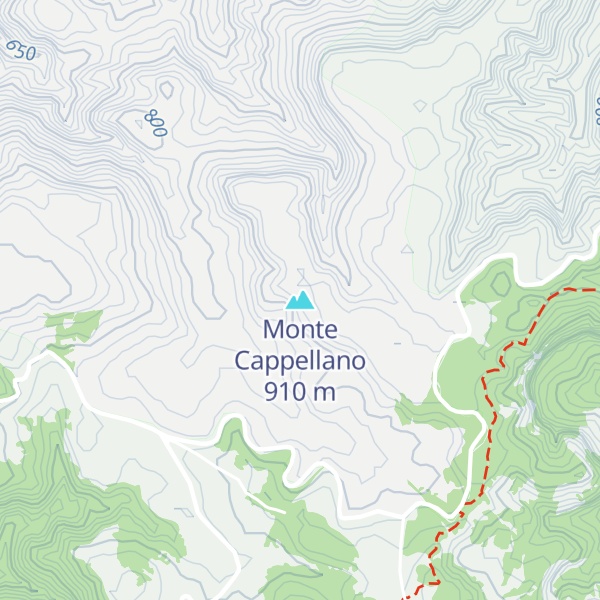 Map of Monte Cappellano