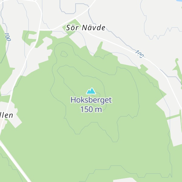 Map of Hoksberget