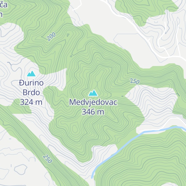 Map of Medvjedovac