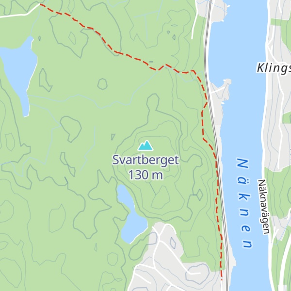 Map of Svartberget