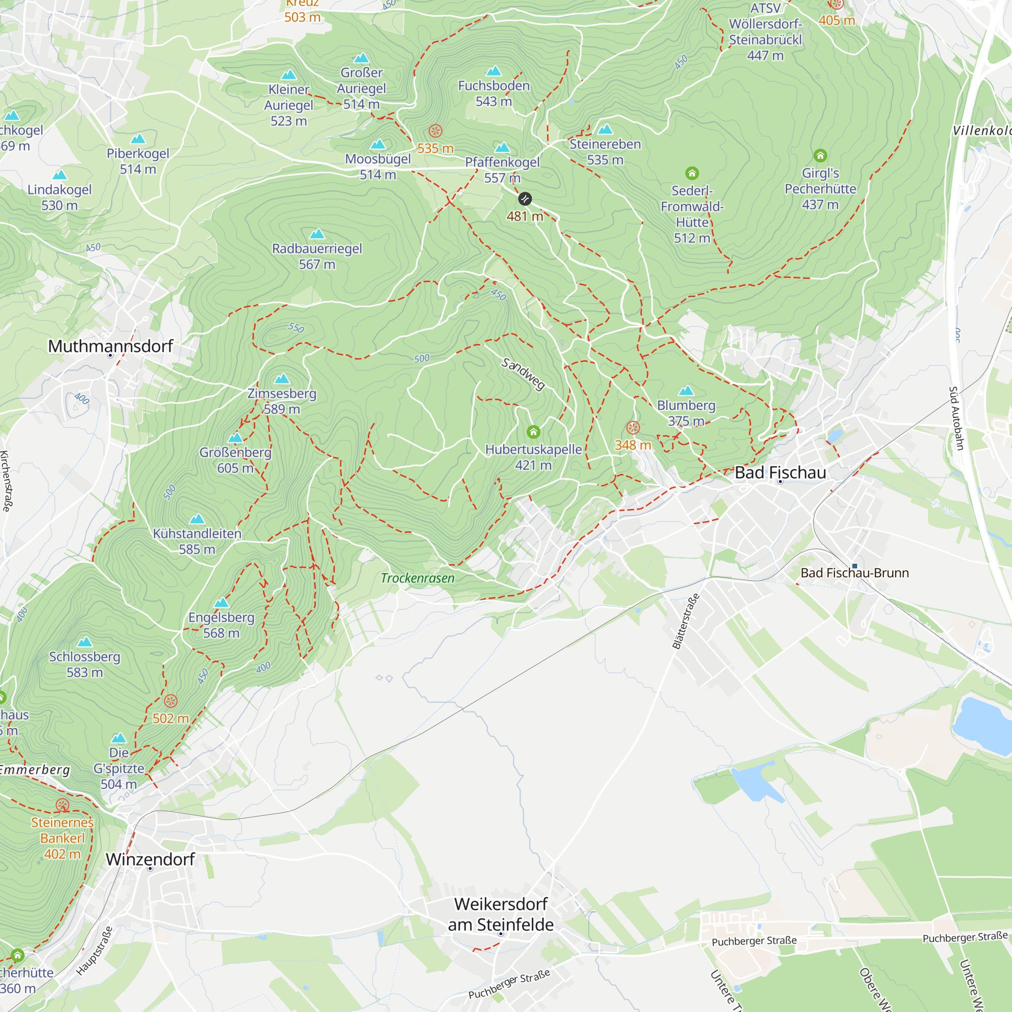 Haus Eisensteinhöhle map