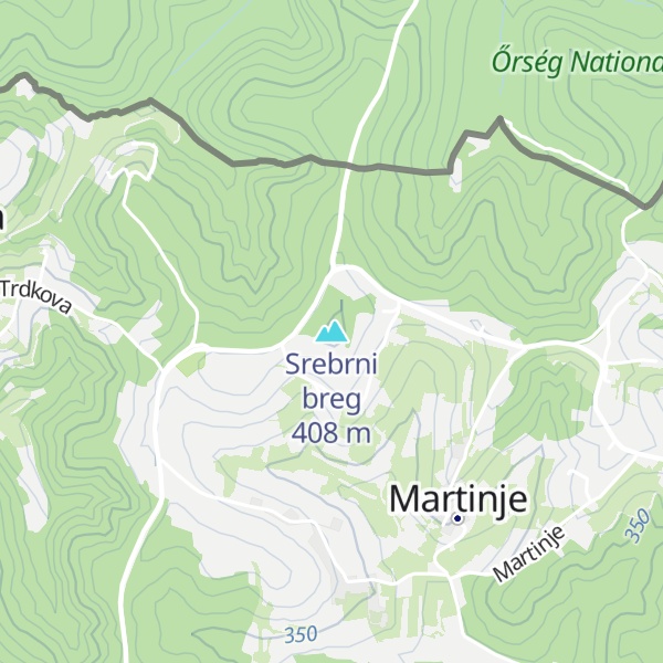 Map of Srebrni breg