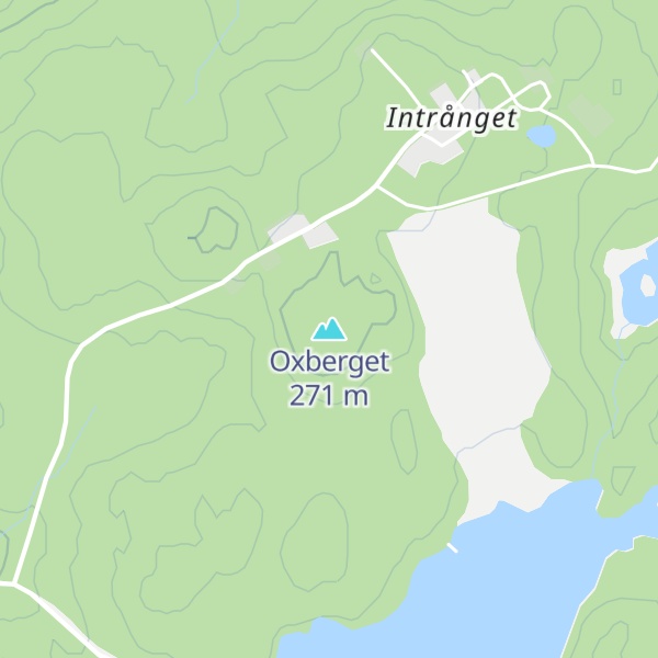 Map of Oxberget