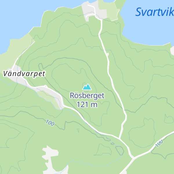 Map of Rösberget