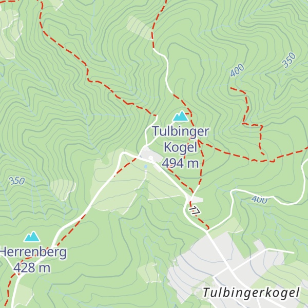 Map of Berghotel Tulbingerkogel