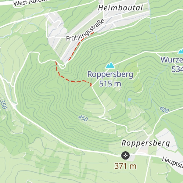 Map of Wallbergerhütte