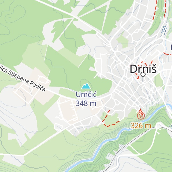 Map of Umčić