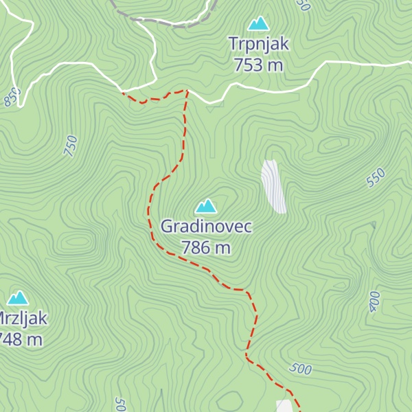 Map of Gradinovec