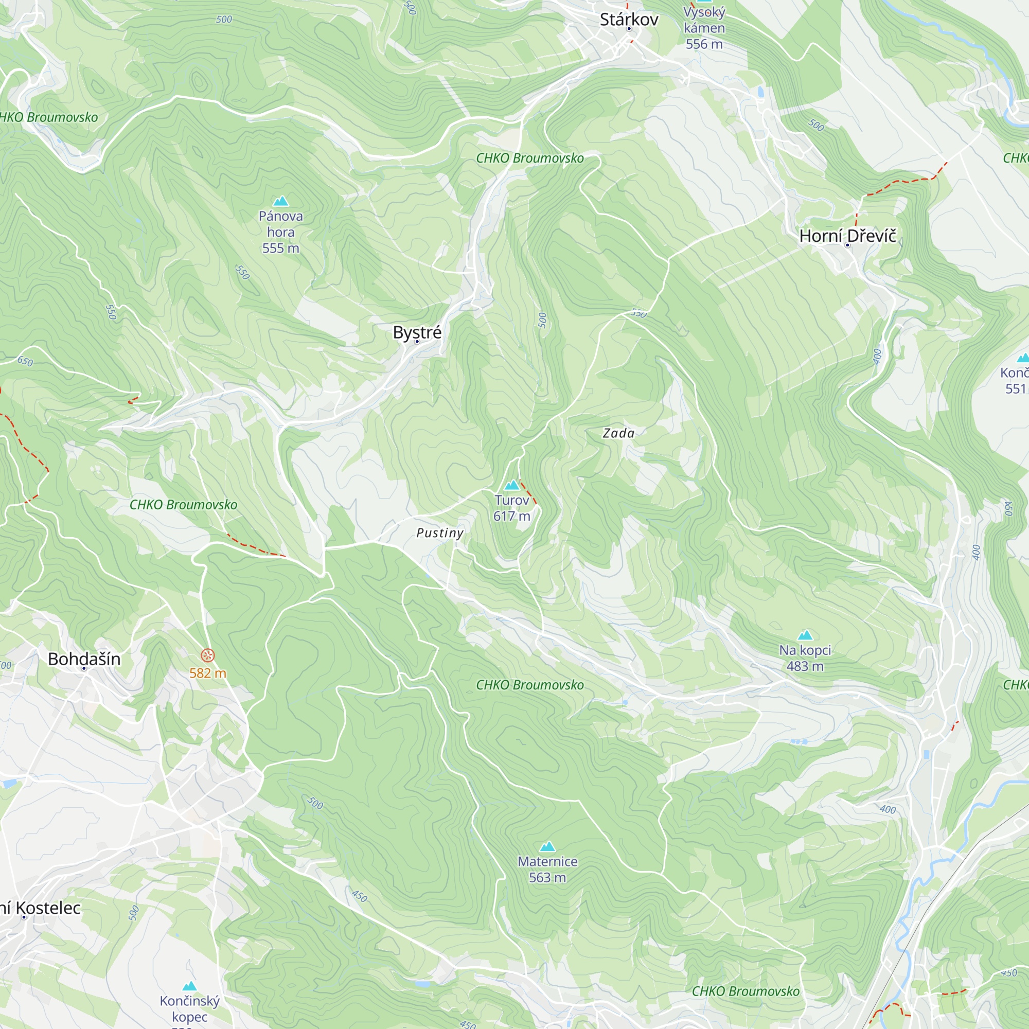 Jiráskova chata map