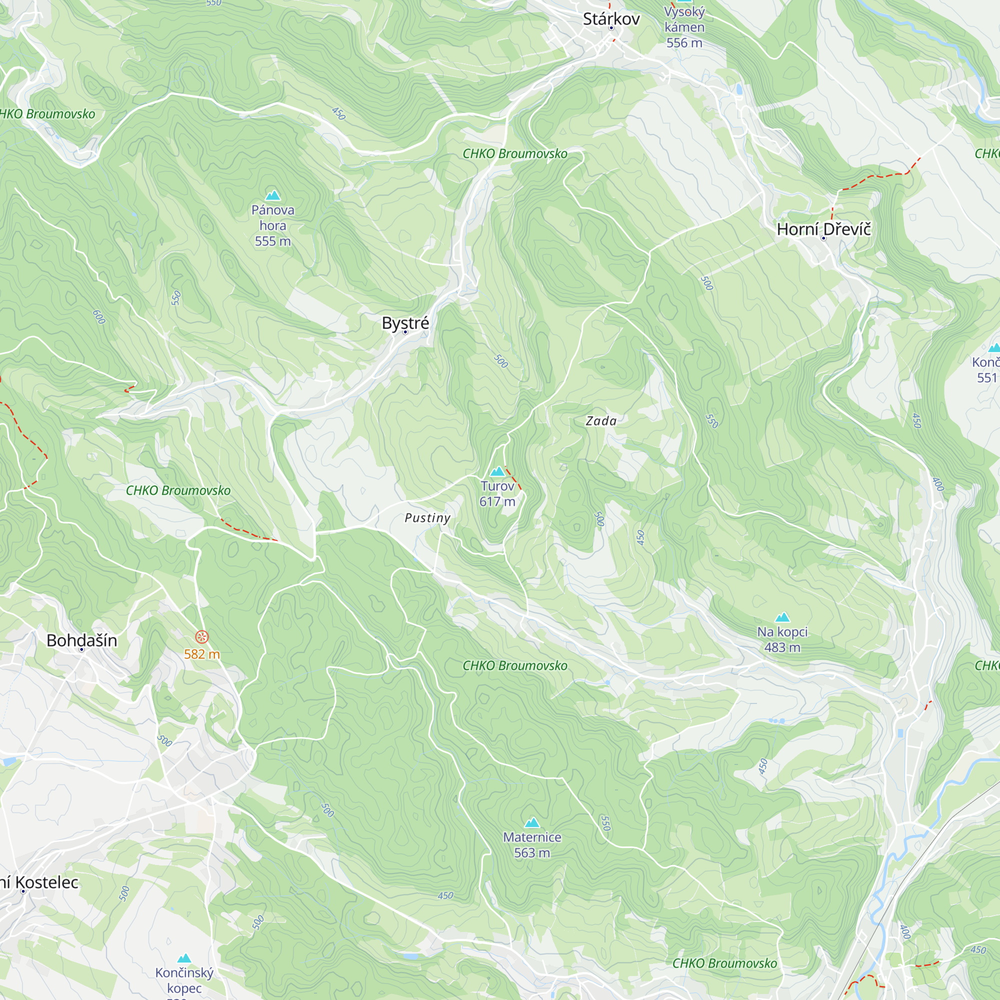 Jiráskova chata map