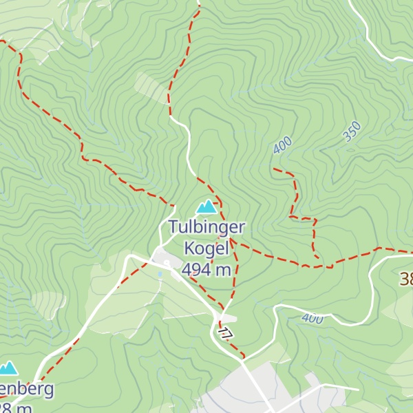 Map of Tulbinger Kogel