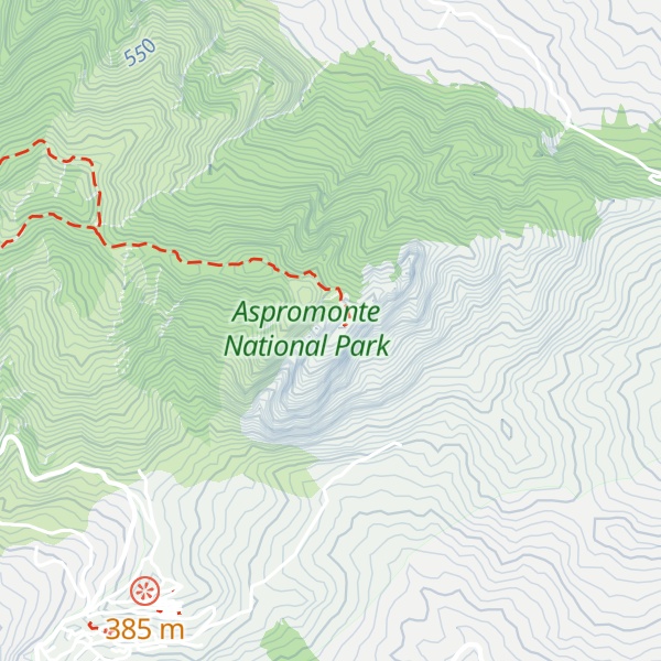 Map of Monte Tre Pizzi