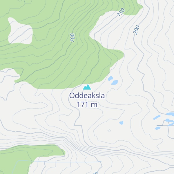 Map of Oddeaksla
