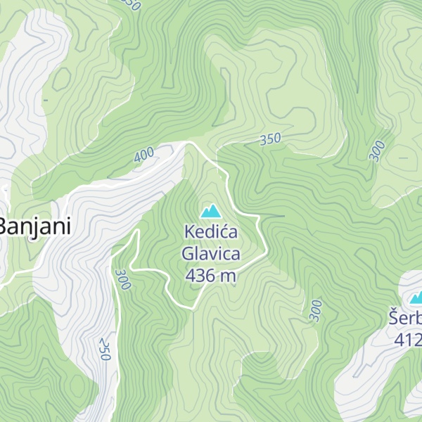 Map of Kedića Glavica