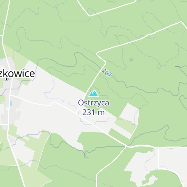 Map of Ostrzyca