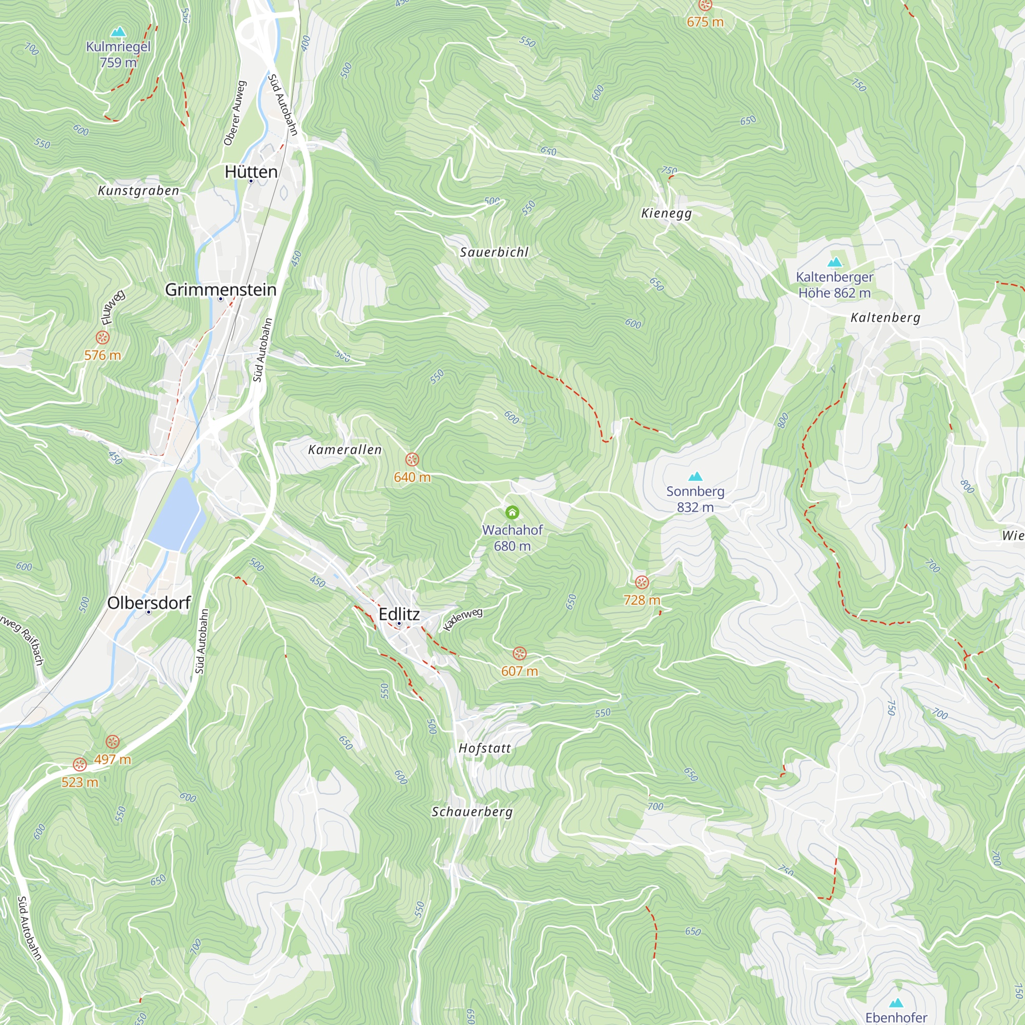 Wachahof map