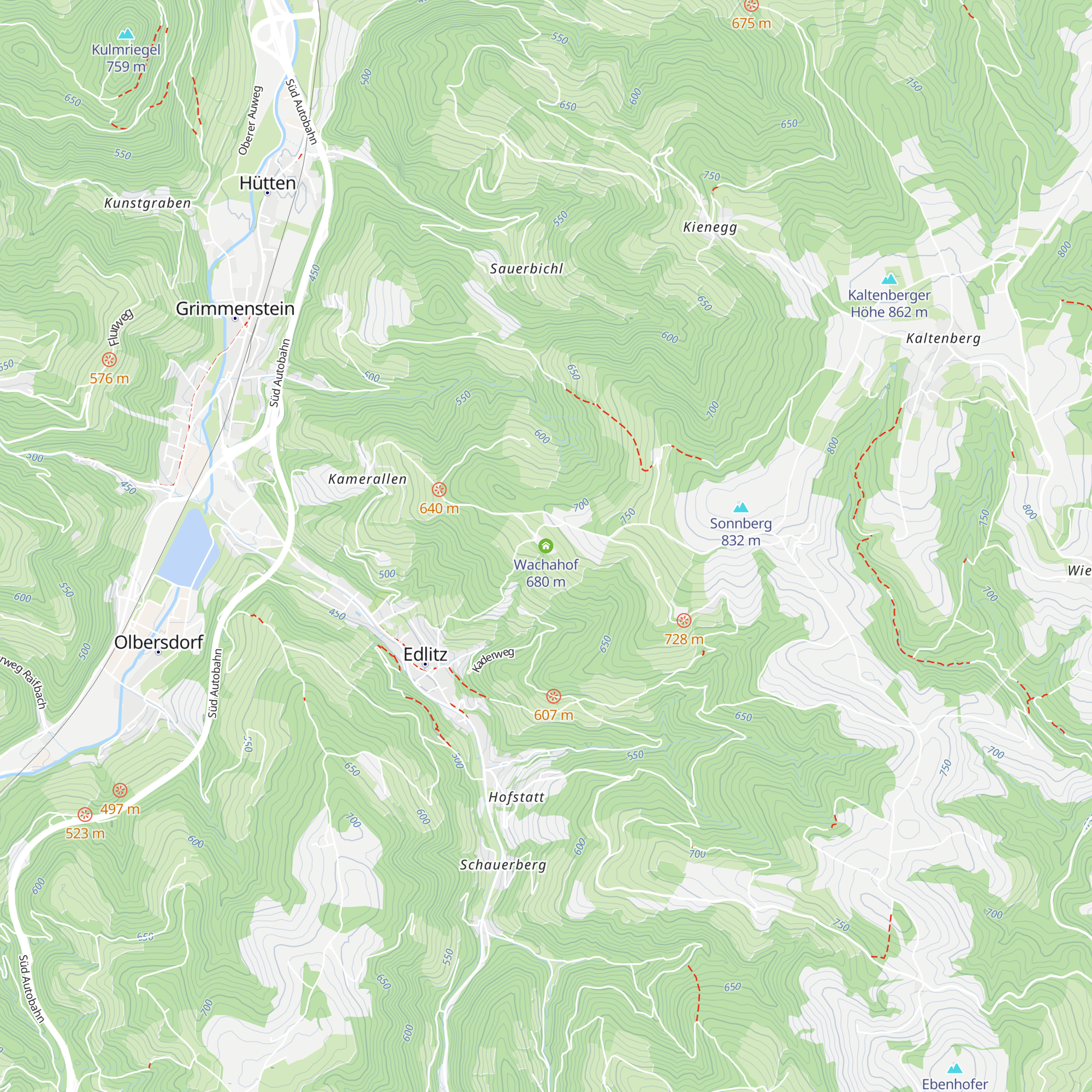 Wachahof map