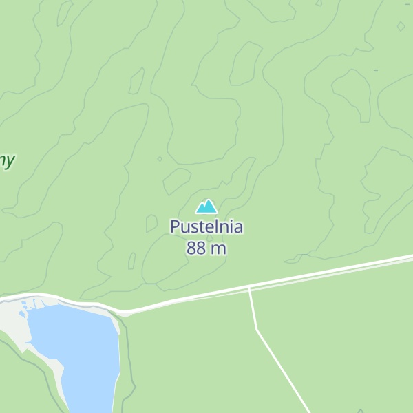 Map of Pustelnia