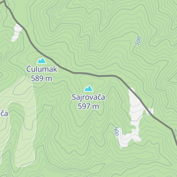 Map of Sajrovača