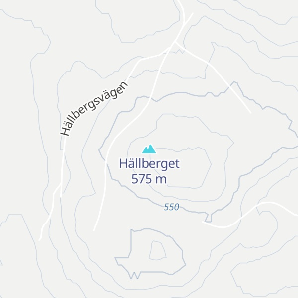 Map of Hällberget