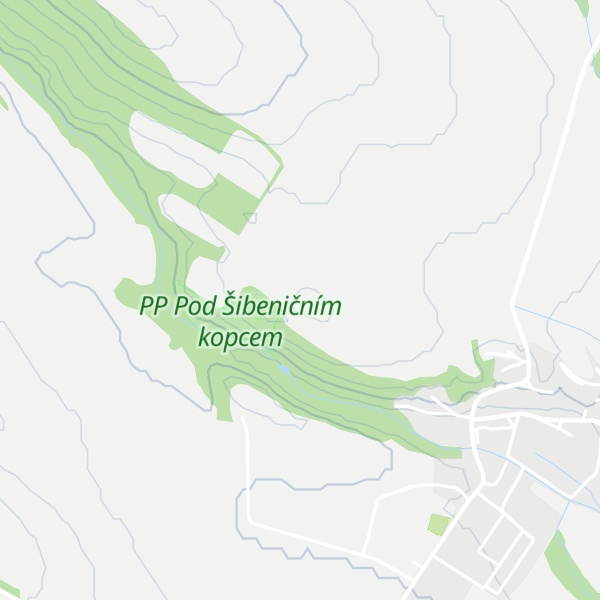 Map of Šibeniční kopec [Horní Dunajovice])
