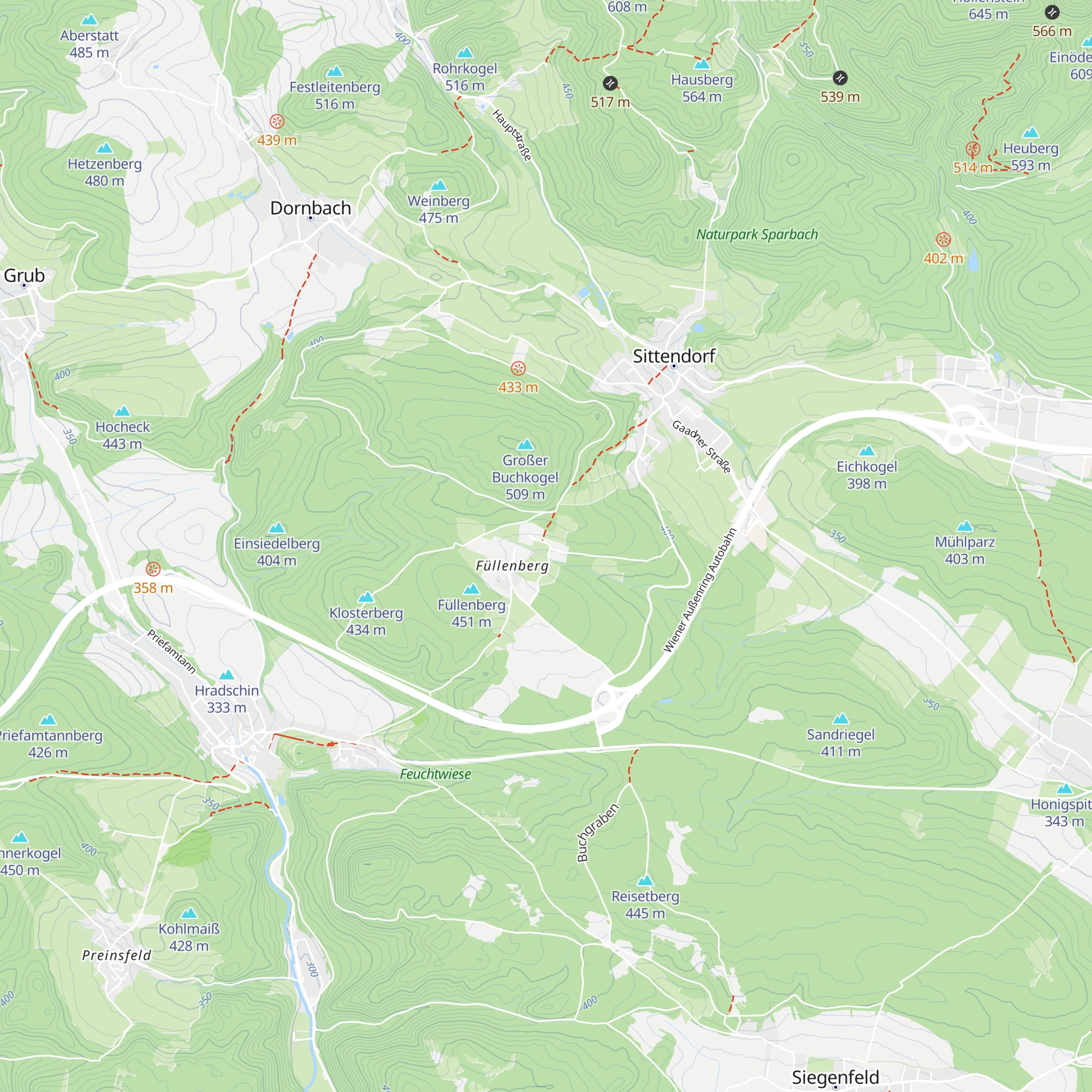 Meierei Füllenberg map