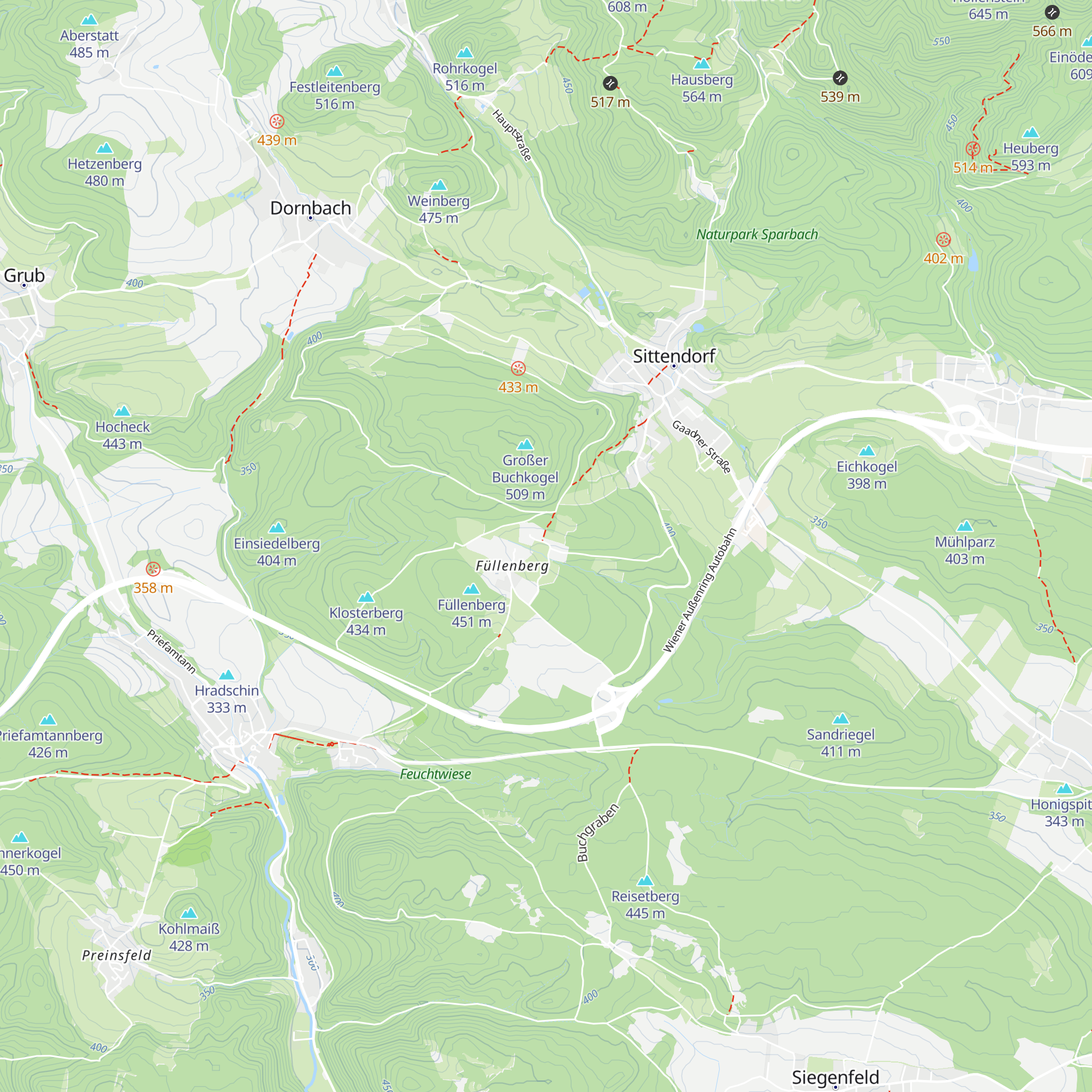 Meierei Füllenberg map