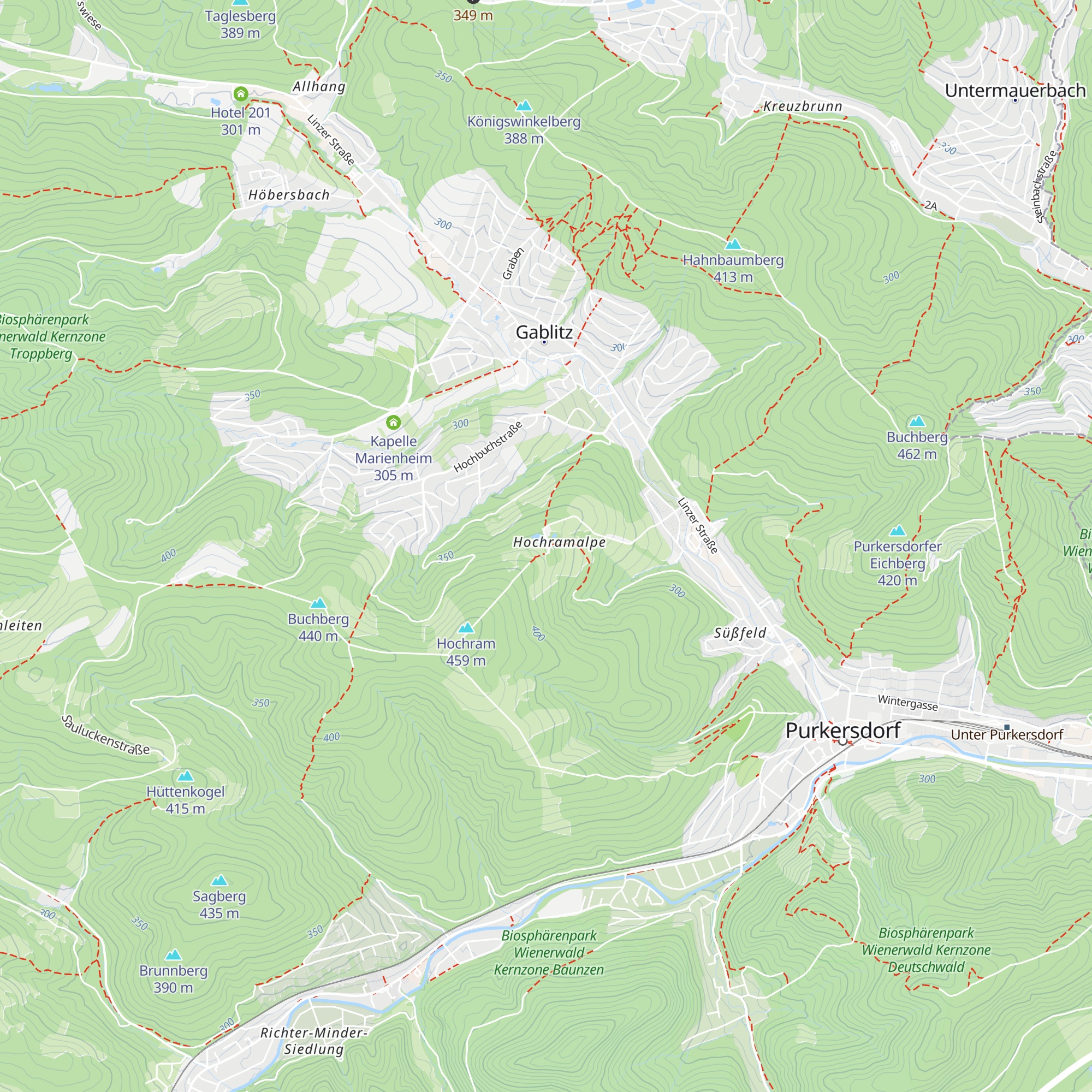 Hochramalpe map