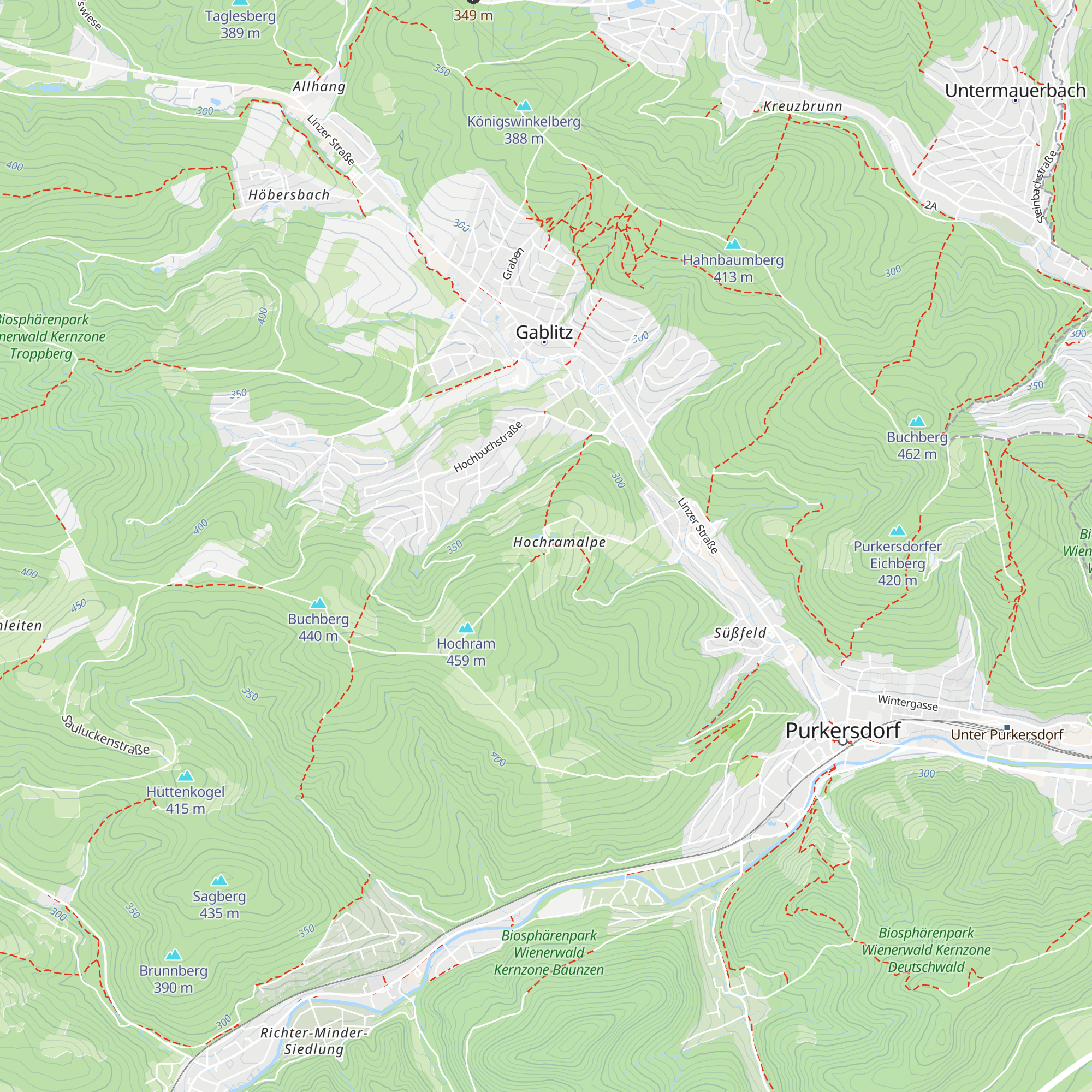 Hochramalpe map