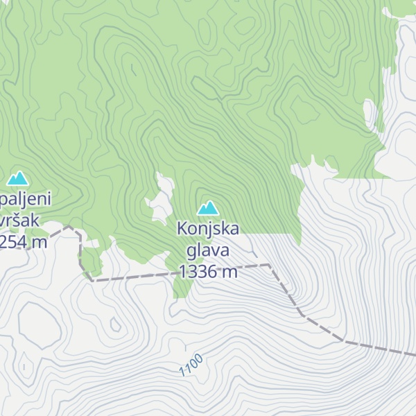 Map of Konjska glava