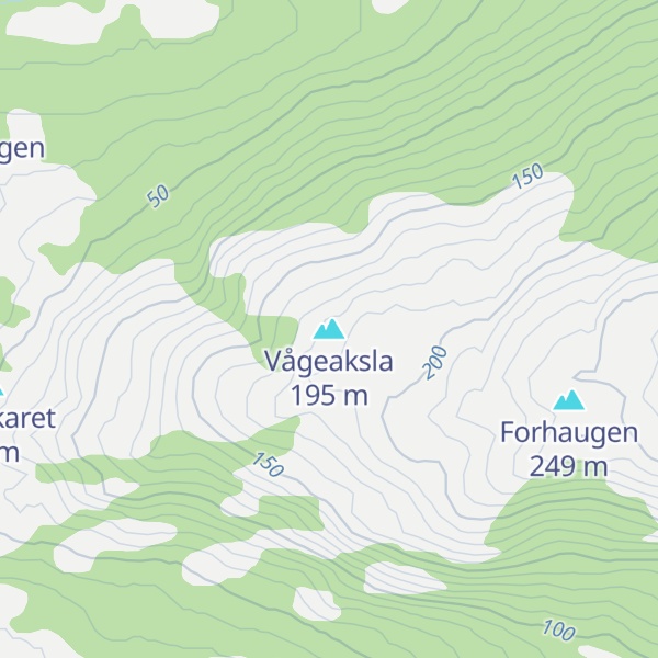 Map of Vågeaksla