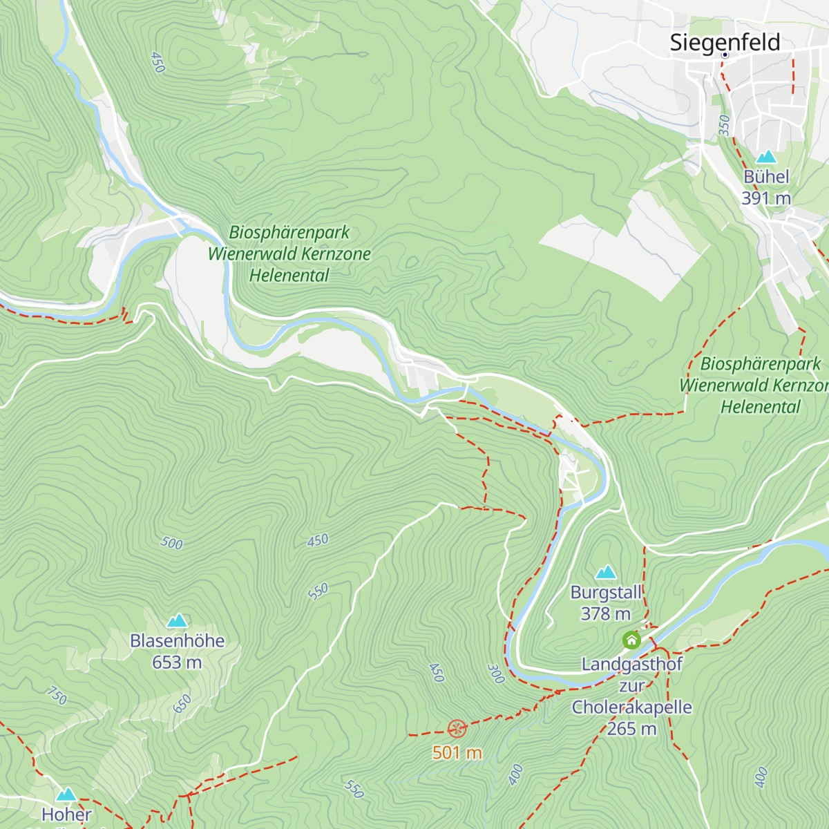 Wieselthalerhütte map