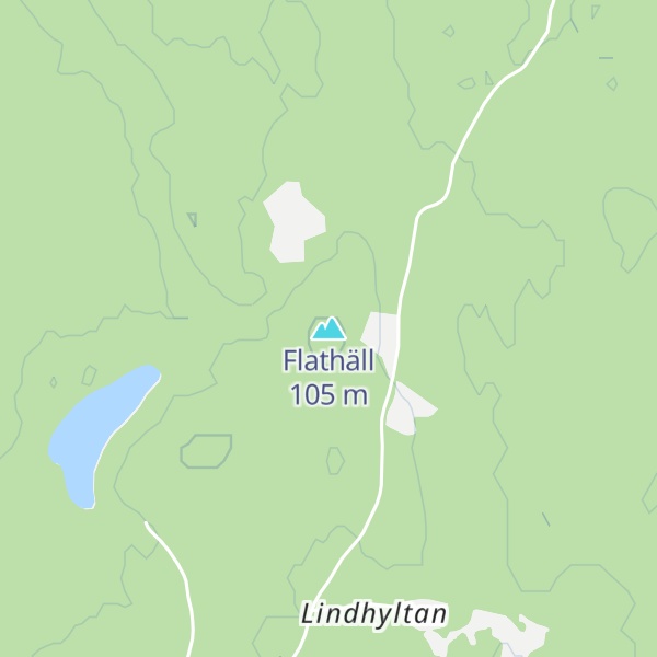 Map of Flathäll