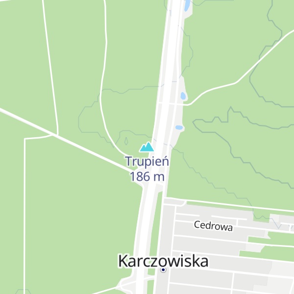 Map of Trupień