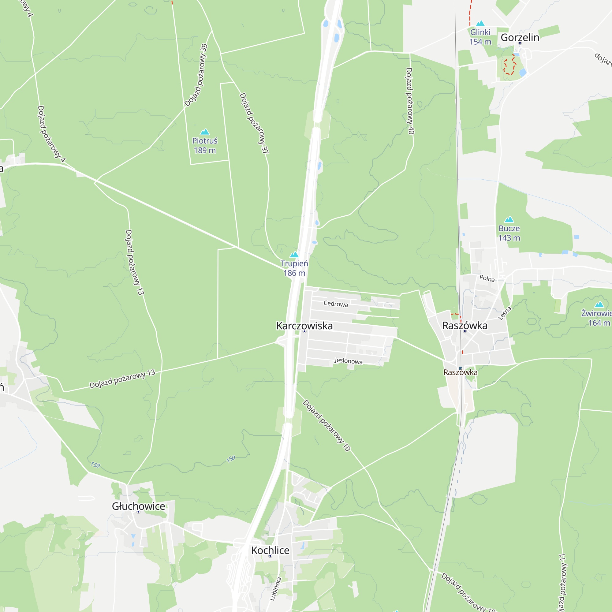 Chata Karczowiska map