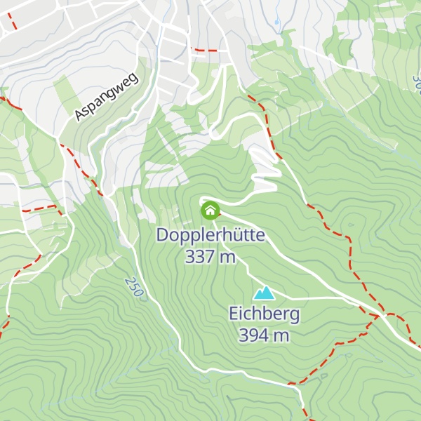 Map of Dopplerhütte