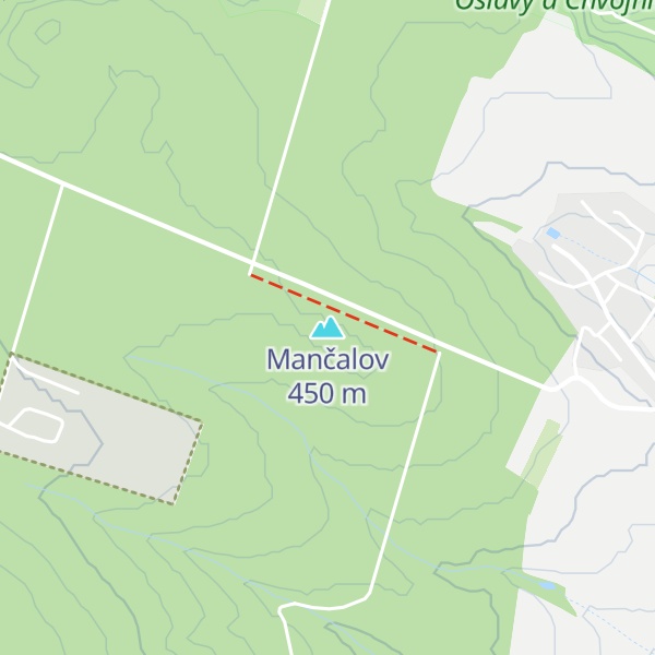 Map of Mančalov