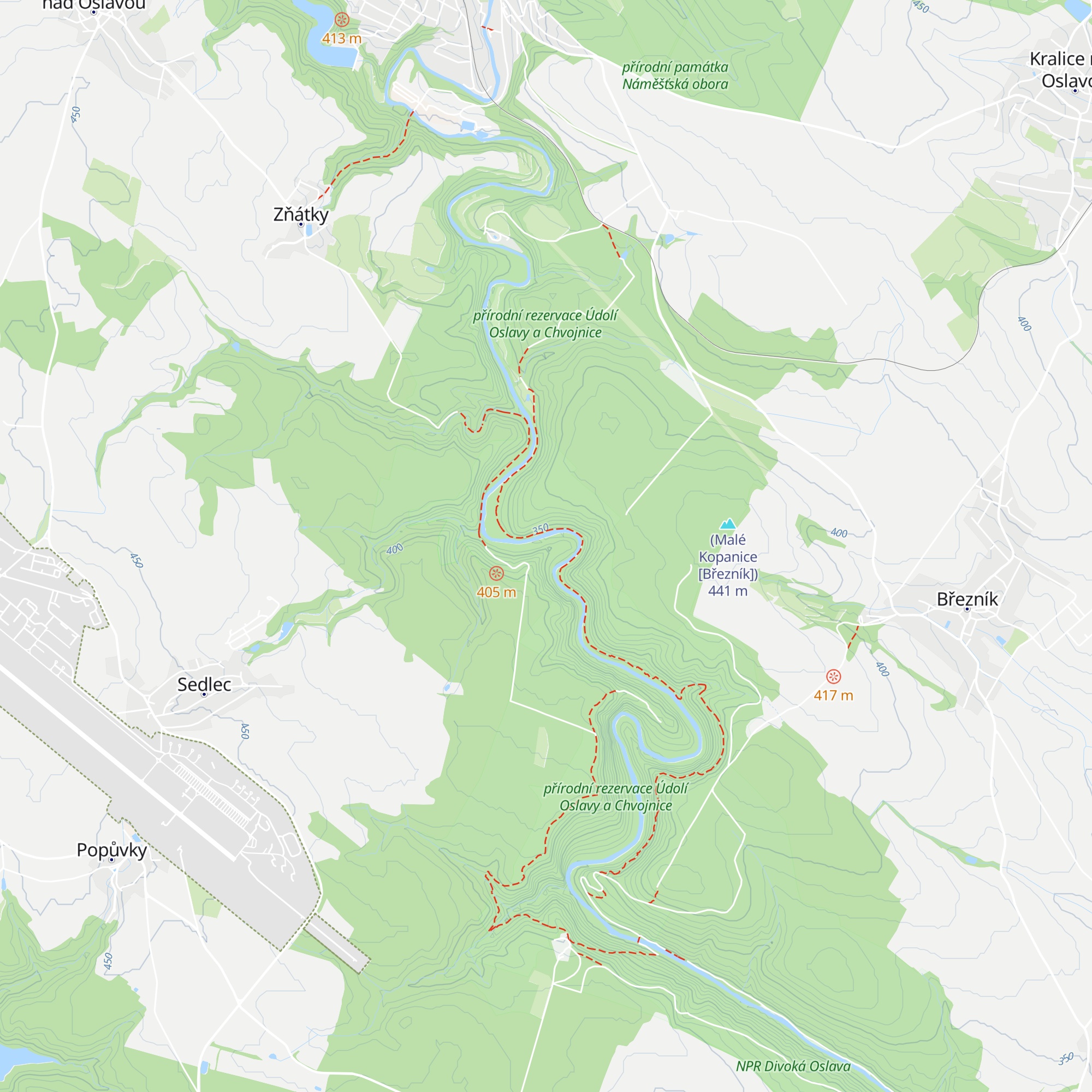 Umírajda map