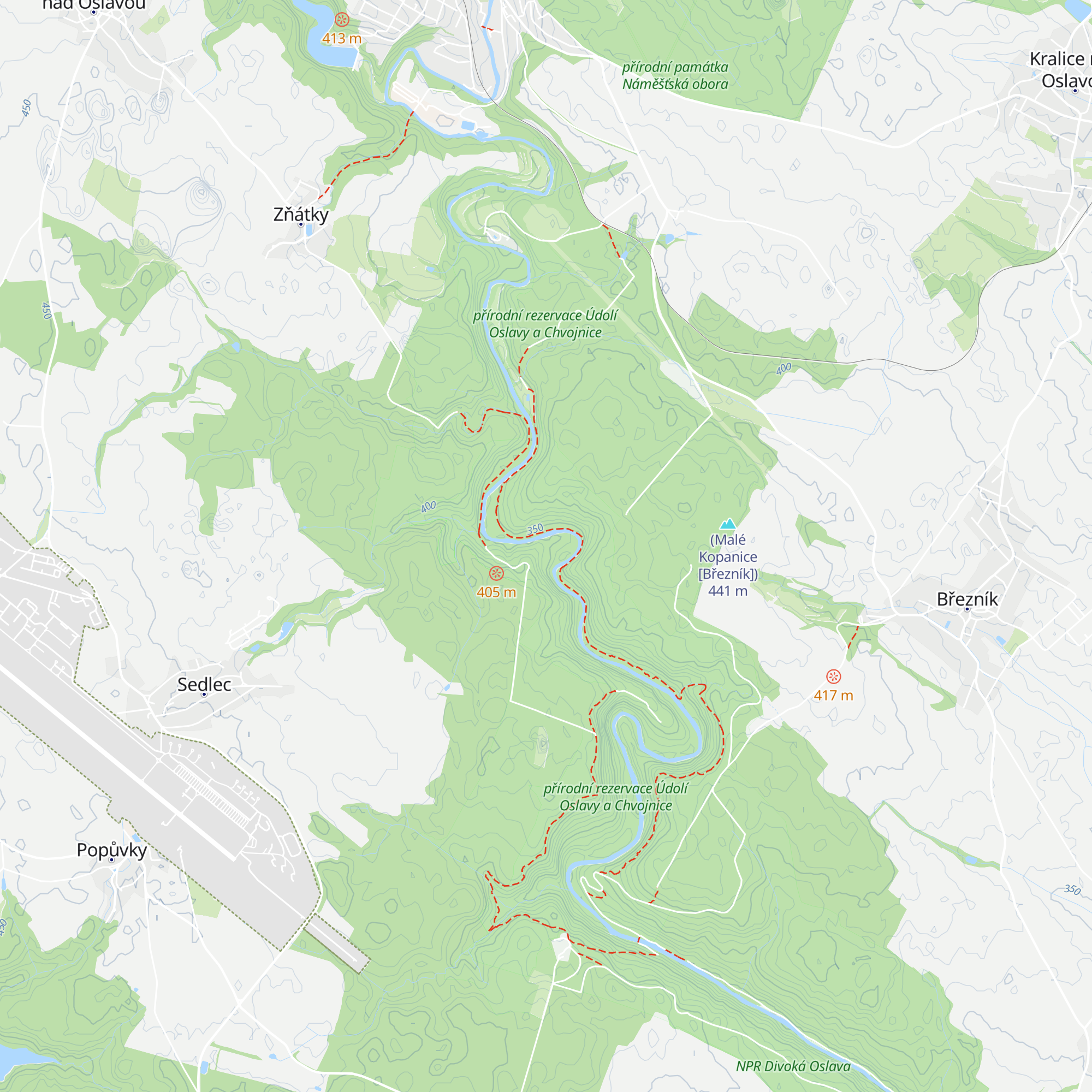 Umírajda map