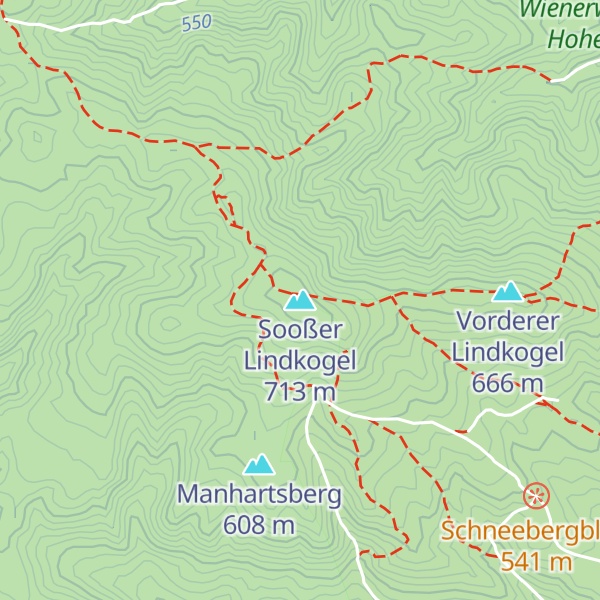 Map of Sooßer Lindkogel