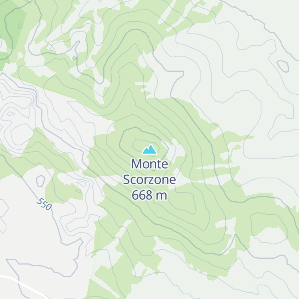 Map of Monte Scorzone